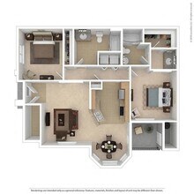 Plan B-2 1067 floor plan